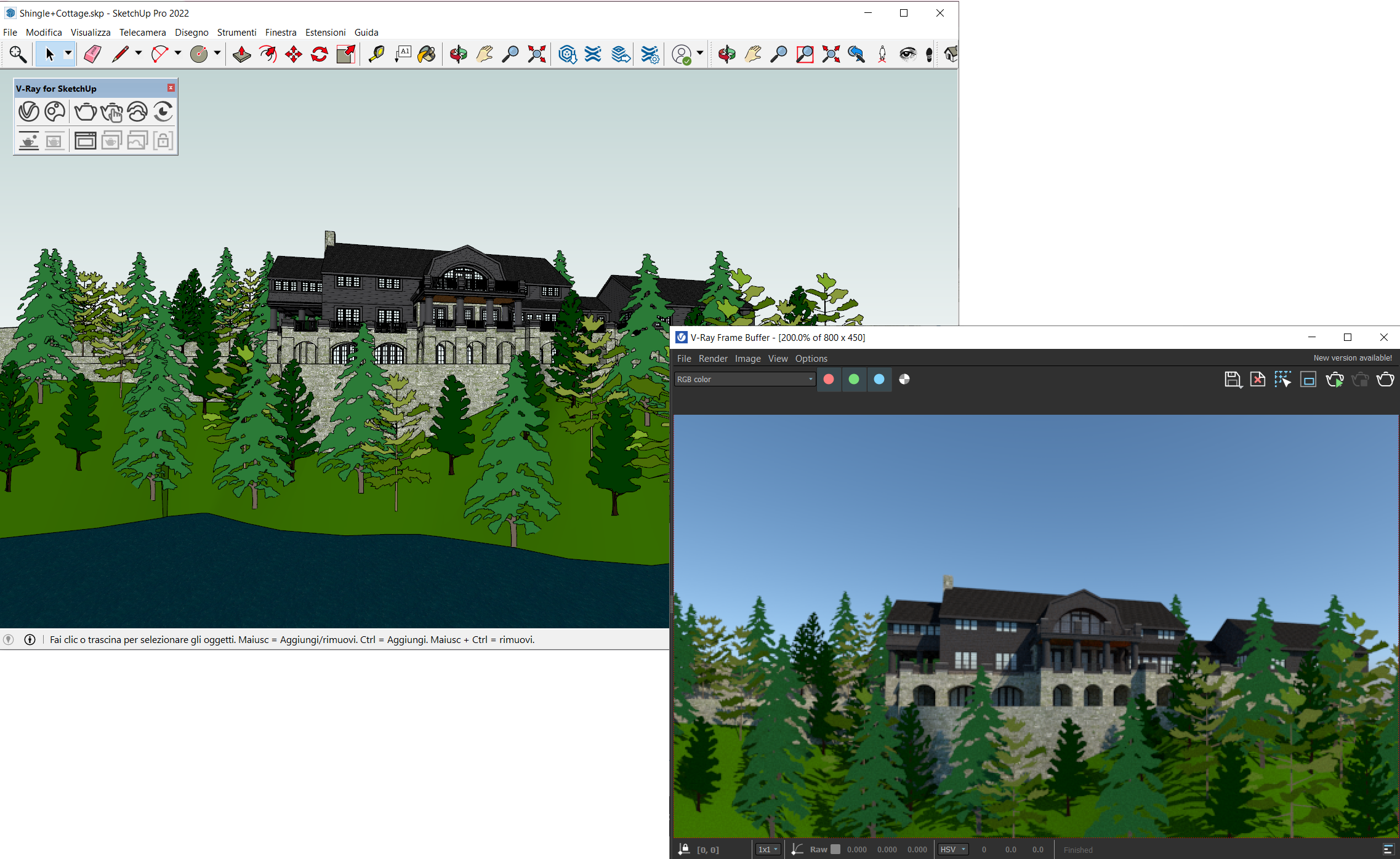 V-Ray e SketchUp